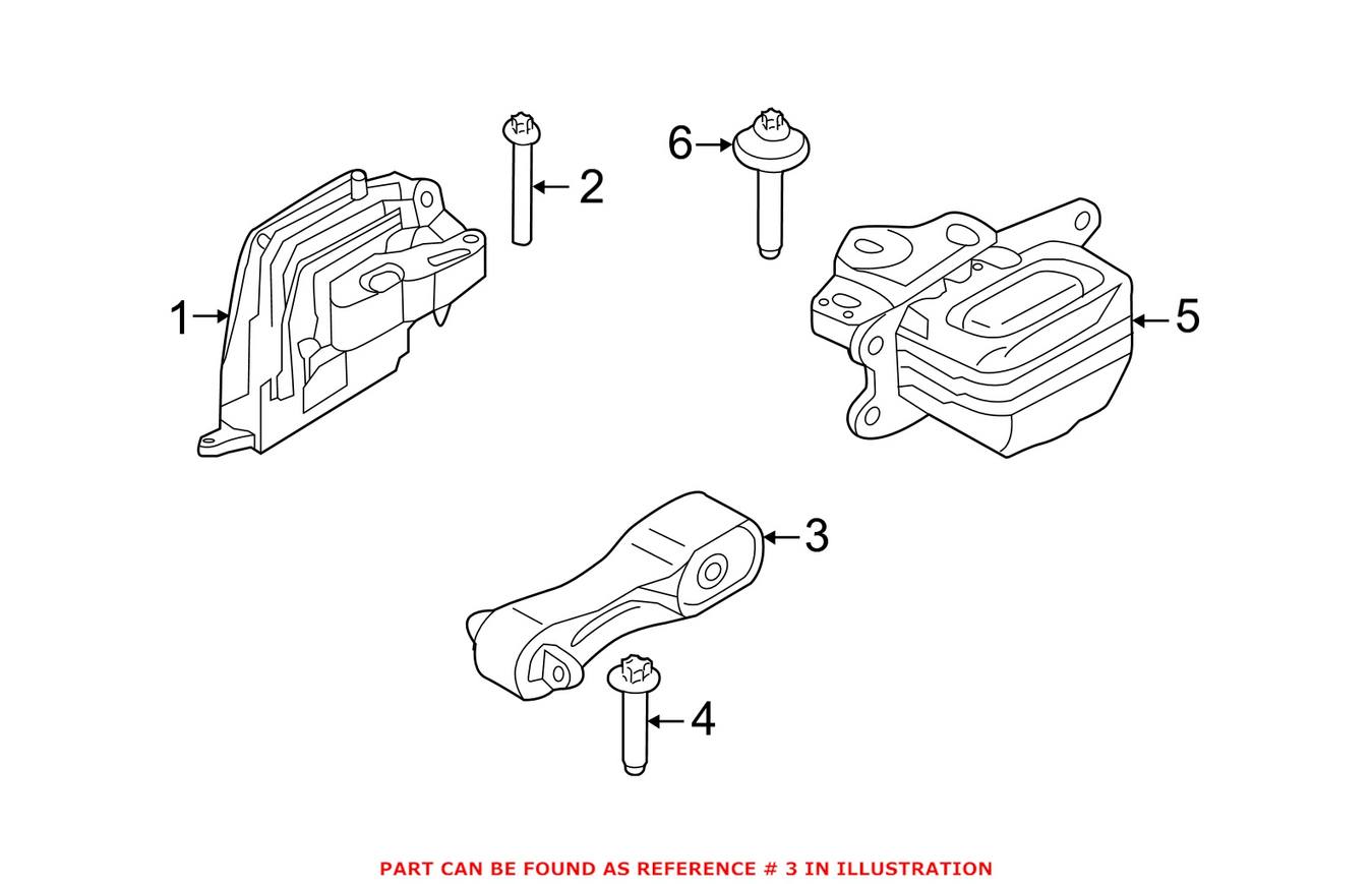 Mini Engine Mount - Lower 22116885788